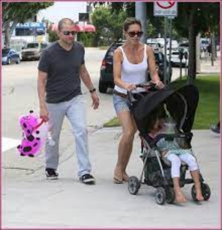 Jon Cryer with his wife and adopted daughter spotted together
